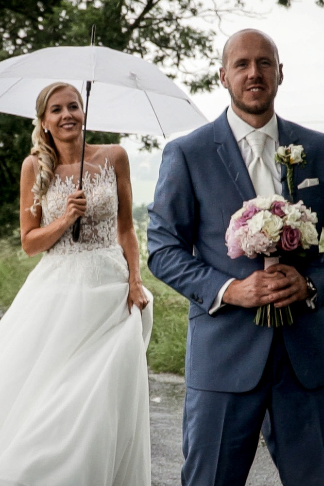 Svatba v dešti na Statku u Kulaka